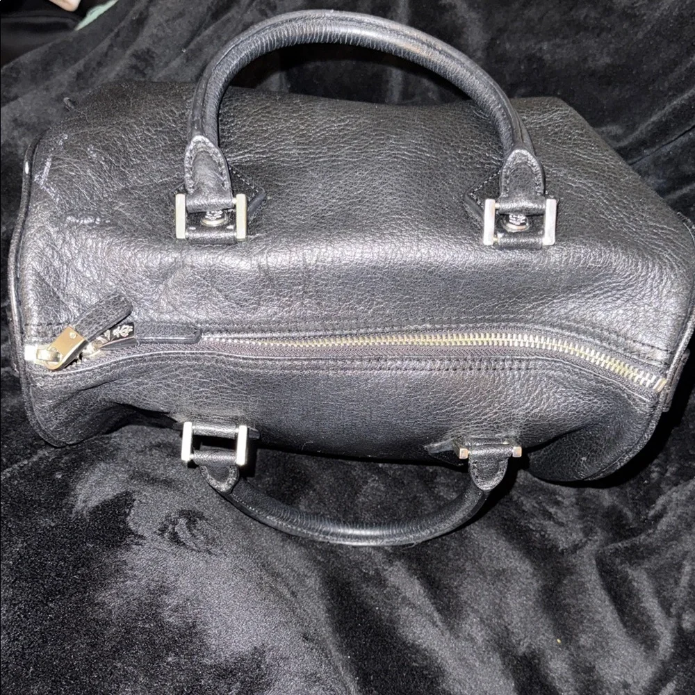 Brooks Brothers Black Pebbled Leather Satchel - Picture 9 of 12